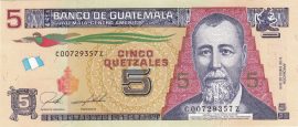 Guatemala 2022. 5 Quetzales UNC