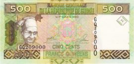 Guinea 2006. 500 Francs-UNC