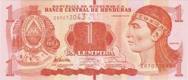 Honduras 2012-2022. 1 Lempira UNC