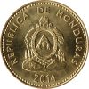   Honduras-2014-10 Centavos-Sárgaréz bevonatú acél-UNC-Pénzérme