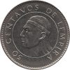 Honduras-2016-50 Centavos-Nikkelezett acél-UNC-Pénzérme