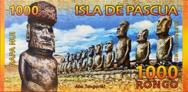 Húsvét szigetek 2011. 1000 Rongo-UNC