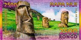 Húsvét szigetek 2011. 2500 Rongo-UNC