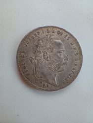Magyarország-1878-1 Forint-Ezüst-Pénzérme