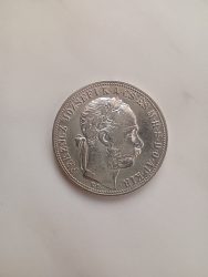 Magyarország-1882-1 Forint-Ezüst-Pénzérme