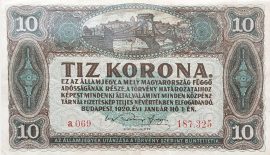 Magyarország 1920 10 Korona-VF