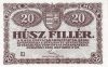 Hungary 1920. 20 Filler-F