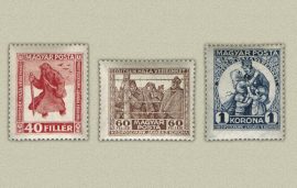 Hungary-1937 set-Budapest International Fair-UNC-Stamps