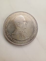 Magyarország-1930-5 Pengő-Ezüst-Pénzérme