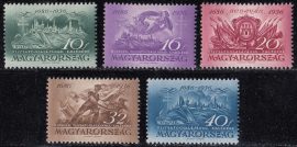 Hungary-1936 set-The 250th Anniversary of the Recapture of Budapest from the Turks-UNC-Stamps
