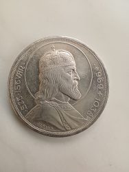 Magyarország-1938-5 Pengő-Ezüst-Pénzérme