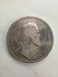 Magyarország-1938-5 Pengő-Ezüst-Pénzérme