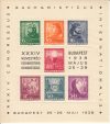   Hungary-1938 block-International Eucharistic Congress and Philatelic Exhibition-UNC-Stamps