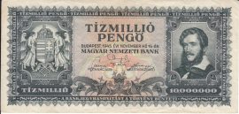 Magyarország 1945. 10 Millió Pengő-F