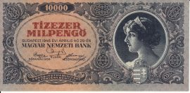 Hungary 1946. 10000Mil Pengo-VF