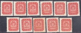 Hungary-1946 set-Milpengős-UNC-Stamps