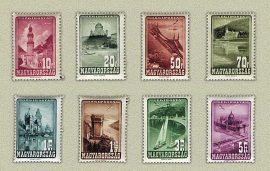 Hungary-1947 set-Flying-UNC-Stamps