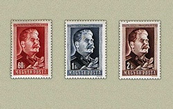 Magyarország-1949 sor-Sztálin-UNC-Bélyegek