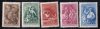 Hungary-1951 set-Childrens-UNC-Stamps