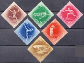 Hungary-1952 set-Olimpia Helsinki-UNC-Stamps