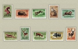 Magyarország-1953 sor-Erdei állatok-UNC-Bélyegek