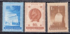 Hungary-1954 set-Ratification of the New Constitution-UNC-Stamps
