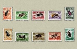 Hungary-1954 set-Aviation Day-UNC-Stamps