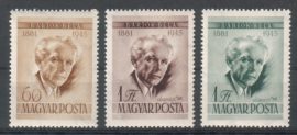 Hungary-1955 set-The 10th Anniversary of the Liberation-UNC-Stamps