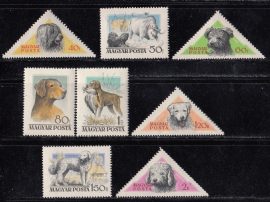 Magyarország-1956 sor-Magyarországi kutyafajták-UNC-Bélyegek