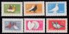   Hungary-1957 set-Birds - International Pigeon Exhibition-UNC-Stamps