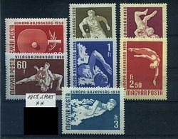 Hungary-1958 set-Sport-UNC-Stamps