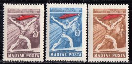 Hungary-1959 set-The 40th Anniversary of the Proclamation of the Hungarian Soviet Republic-UNC-Stamps