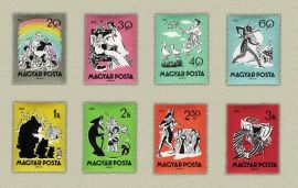 Hungary-1959 set-Fairy Tales-UNC-Stamp