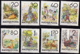 Hungary-1960 set-Tales-UNC-Stamp