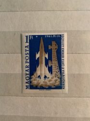 Hungary-1961 set-Gagarin-UNC-Stamp