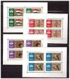   Hungary-1961 set gold-International Stamp Exhibition-UNC-Stamp