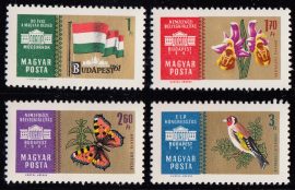 Hungary-1961 set-International Stamp Exhibition-UNC-Stamp