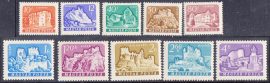 Hungary-1961 set-Castles-UNC-Stamp