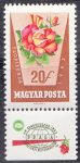   08a.Magyarország-1962 sor-Rózsák alsó ívszéllel-UNC-Bélyegek