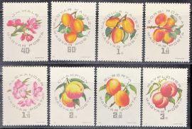 Hungary-1962 set-Peach-UNC-Stamp
