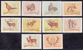 Hungary-1964 set-Hunter-UNC-Stamp