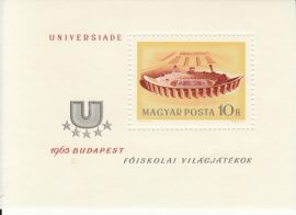 Hungary-1965 blokk-Universiade-UNC-Stamp