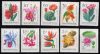 Hungary-1965 set-Flowers-UNC-Stamps
