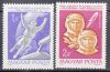 Hungary-1965 set-Voszhod 2-UNC-Stamp