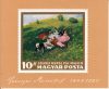 Hungary-1966 blokk-Painting-UNC-Stamp