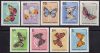 Hungary-1966 set-Butterfly-UNC-Stamp