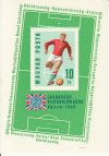 Hungary-1966 blokk-Football Championships-UNC-Stamp
