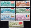   Hungary-1967 set-The 25th Session of the Danube Commission-UNC-Stamp