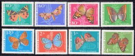 Hungary-1969 set-Butterfly-UNC-Stamp