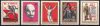   Hungary-1969 set-The 50th Anniversary of the Founding of Soviet Republic-UNC-Stamp